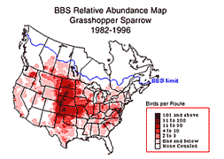 BBS Relative Abundance Map Example