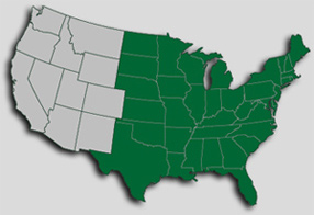 States included in the Frogquiz